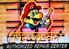 Nintendo Repair Center Video Game 20"x16" Neon Sign Lamp Light HD Vivid Printing