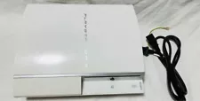 PLAYSTATION 3 (40GB) PS3 sony Ceramic white CECHH00 japan Console Only