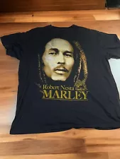 Bob Marley Men’s Black Tshirt -no Tag See Pics For Sizing 3xl??