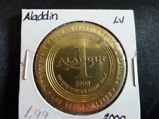 ALADDIN RESORT & CASINO LAS VEGAS NEVADA $1 GAMING TOKEN