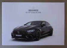 BRABUS MERCEDES BENZ GT CLASS X290 orig 2018 Sales Brochure in English/German