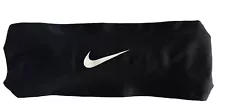 Nike 3 1/2” Swoosh Black Headband