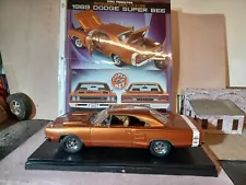 Danbury Mint 1969 Dodge Super Bee 1:24 diecast with case & papers