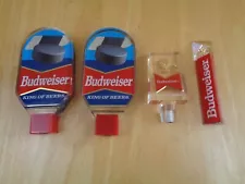 Budweiser Beer Tap Handles 4pcs