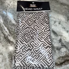 Head wraps for women. Beautiful Pattern Cream/brown NEW