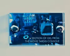 Doctor Who Movie Prop TARDIS console Gel 1996 mini display with COA.