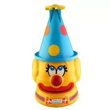 Wham-o (JOUSTRA French) Fun Fountain Clown Floating Hat Water Play Sprinkler 70s