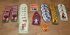 Girl Scouts Patches | *1970s* x44 Cookie Sales Vintage Cookie Time Utah 1980