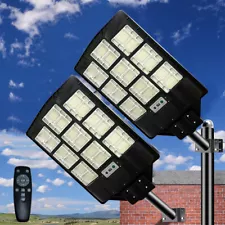 Solar Street Light Commercial for Yard Garden Stadium Parking Lot Lights 1000W