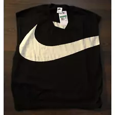 Brand New V-Neck Sweater Vest Black With Swoosh Size Xl. Hard To Find.