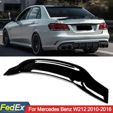 For Mercedes Benz W212 E350 E550 E63 AMG 2010-2016 Trunk Spoiler Wing RT Style (For: 2016 Mercedes-Benz E550)