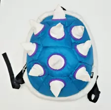 BIOWORLD Bio-Dome Blue Teal Spiked Shell Bowser 3D Backpack Koopa Large Cosplay