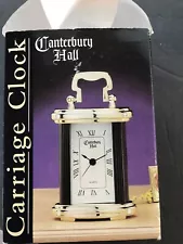 Canterbury Hall Carriage Clock Quartz.