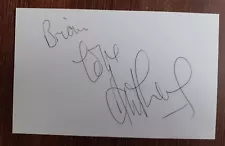 Matthew Kelly "Game For A Laugh" "Stars In Their Eyes" Signed Card AFTAL COA