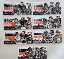 2019 Chicago Bears Ticket Stub BEARS 100 SEASON CELEBRATION COLLECTOR SERIES