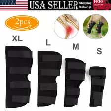 Dog Knee Brace for Torn ACL Hind Leg & Rear Leg Knee Support S-XL Black