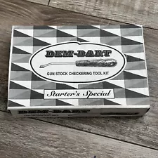 DEM-BART Gun Stock Checkering Kit Starter’s Special For The Exacting Craftsman