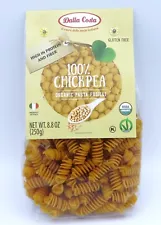 Lot of 6 Packages Dalla Costa Organic Chickpea Pasta 8.8 oz. Gluten Free Vegan