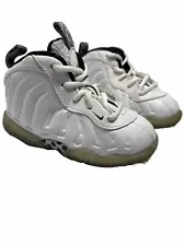 Nike Little Posite One Foamposite TD White Black Toddler Size 5C