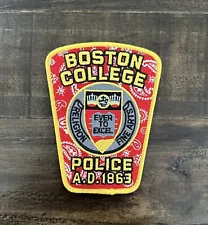 Boston College, Massachusetts Police Patch, Red Bandana, MA Patch