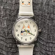 Rare Not for Sale Doko Demo Issyo Toro Watch White Kawaii #5822