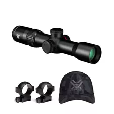 Vortex Crossfire II 2-7x32 Crossbow Scope with 30mm Rings 2-Piece Set and Hat