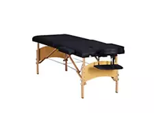 AmazonCommercial Portable Folding Massage Table w/ Carrying Case, 84'', Black