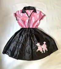 Disguise the Limit Poodle Skirt Dress Halloween Costume Girl's Size 7-10