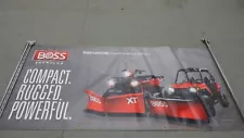 2017 BOSS SNOWPLOW ATV/UTV DEALER BANNER FEATURING POLARIS EQUIPMENT 70''X33''