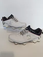 FootJoy Dna Helix BOA Golf Shoes White/Navy/Red - 53344 Size 9 XW