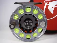 Bauer MZ-2 Large Arbor FLY REEL; Made In USA For 4 to 6 WT Rods