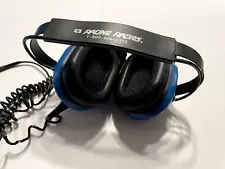 Racing Radios Behind The Head Wired Headset Radio Blue - TESTED Read