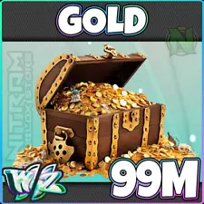 Roblox World Zero WZ - 99M GOLD / COINS - (89M after ingame tax!)