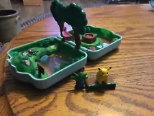 Vintage Nintendo Pokemon Tomy Playset Viridian Forest Compact 1997