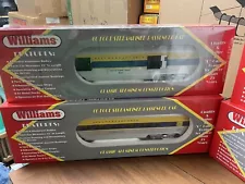 Williams Electric Trains D &H 4- Luxury Liner 60’ Passenger Car Set NIB