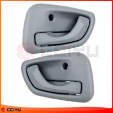 Door Handles Gray Interior Inside Passenger Driver 2PCS For 99-04 Chevy Tracker