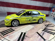 Racing Champions 2 Fast 2 Furious 1:18 2002 Mitsubishi Lancer Evo VII