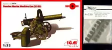 1/35 ICM Models RUSSIAN MAXIM MACHINE GUN 1910 with RESIN AMMO BOX SET *MINT*