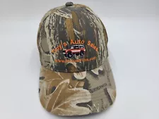 Troys Auto Sales Camo Outdoor Cap Adjustable Hat Hunt Fish Truck Men Women Brown