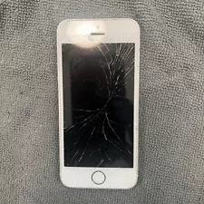 Used iPhone 5S Model# 1533 With Cracked Screen Good for Parts