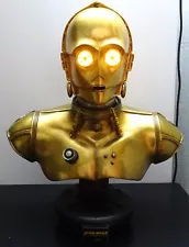 Sideshow Star Wars C-3PO Life-Size Bust Figure Statue Droid Robot Tatooine