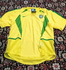 2002 Nike Brazil World Cup Home Soccer Jersey - Size M - $85 (NEW)