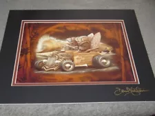 DENNIS MATHEWSON ART Signed Matted Print