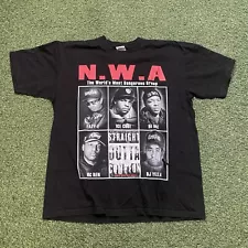 NWA Shirt 2XL Vintage 00s Y2k Straight Outta Compton Eazy E Rap Hip-hop Tee