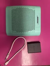 Bose SoundLink Color Bluetooth Portable Speaker System - Teal With Wall Adapter