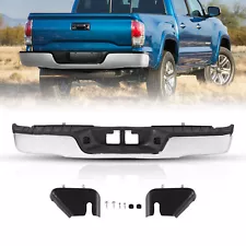 VEVOR Rear Step Bumper Chrome Steel Bumper Assembly for 2007-2013-Toyota Tundra