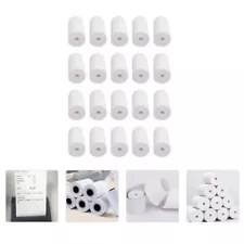 80 Rolls White Stickers Thermal Paper Cash Register for POS Printer