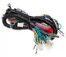 Universal Motorcycle Wiring Harness Loom Cables Project Bike Complete Kit