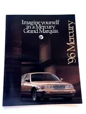 1996 Mercury Grand Marquis 10-page Original Car Sales Brochure Catalog