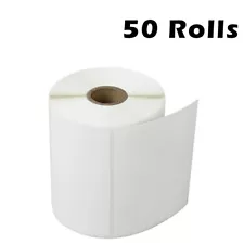 50 Rolls 500 Labels 4X3 Direct Thermal for Zebra LP2844-Z LP2844 TLP3842 TLP2844